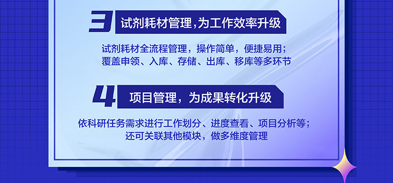 試劑耗材管理 項目管理