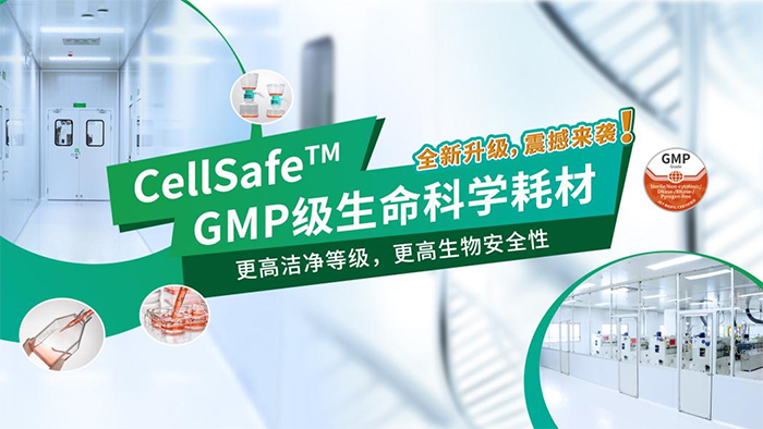 洁特生物CellSafe™系列GMP级生命科学耗材震撼来袭