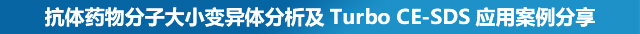 抗体药物分子大小变异体分析