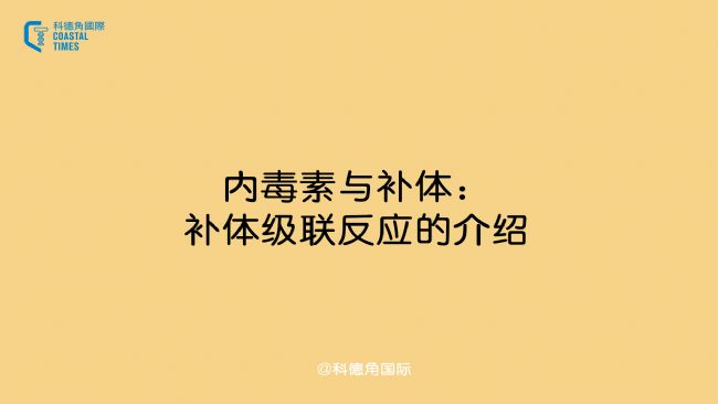 内毒素与补体:补体级联反应的介绍
