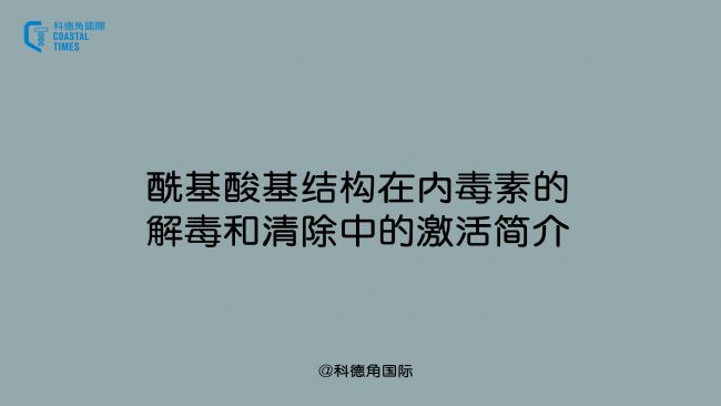 酰基酸基结构在内毒素的解毒和清除中的激活简介