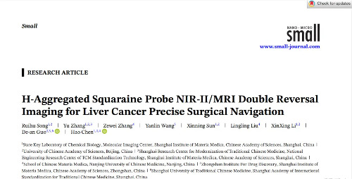 H-Aggregated Squaraine Probe NIR-II/MRI Double Reversal Imaging for Liver Cancer Precise Surgical Navigation-��ģ����