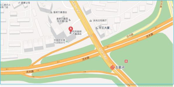 沈阳皇朝万鑫酒店交通示意图