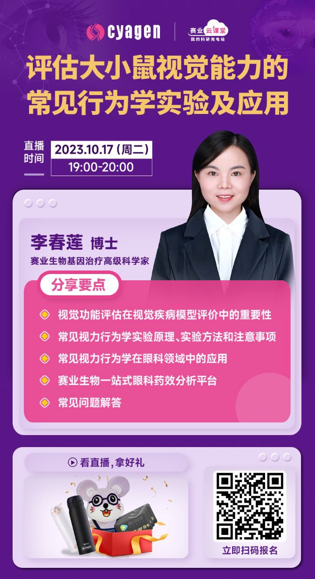 大小鼠视力行为学实验