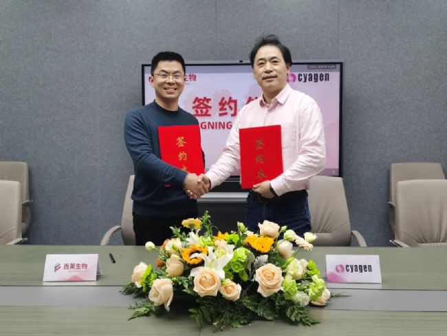 赛业生物与百英生物达成战略合作
