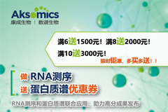 
康成生物RNA seq和蛋白质谱联合促销
